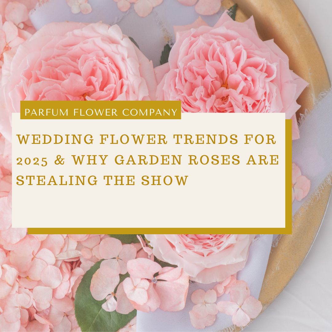 Wedding flower trends for 2025 & why garden roses are stealing the show